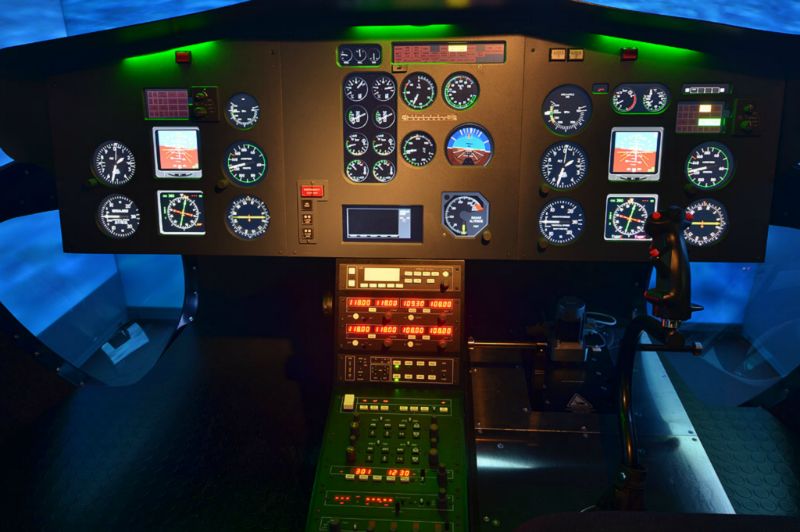 simulatore di volo per elicotteri